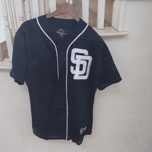 San Diego Padres Navy Mesh Jersey